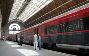 부다페스트 - 비엔나 기차
